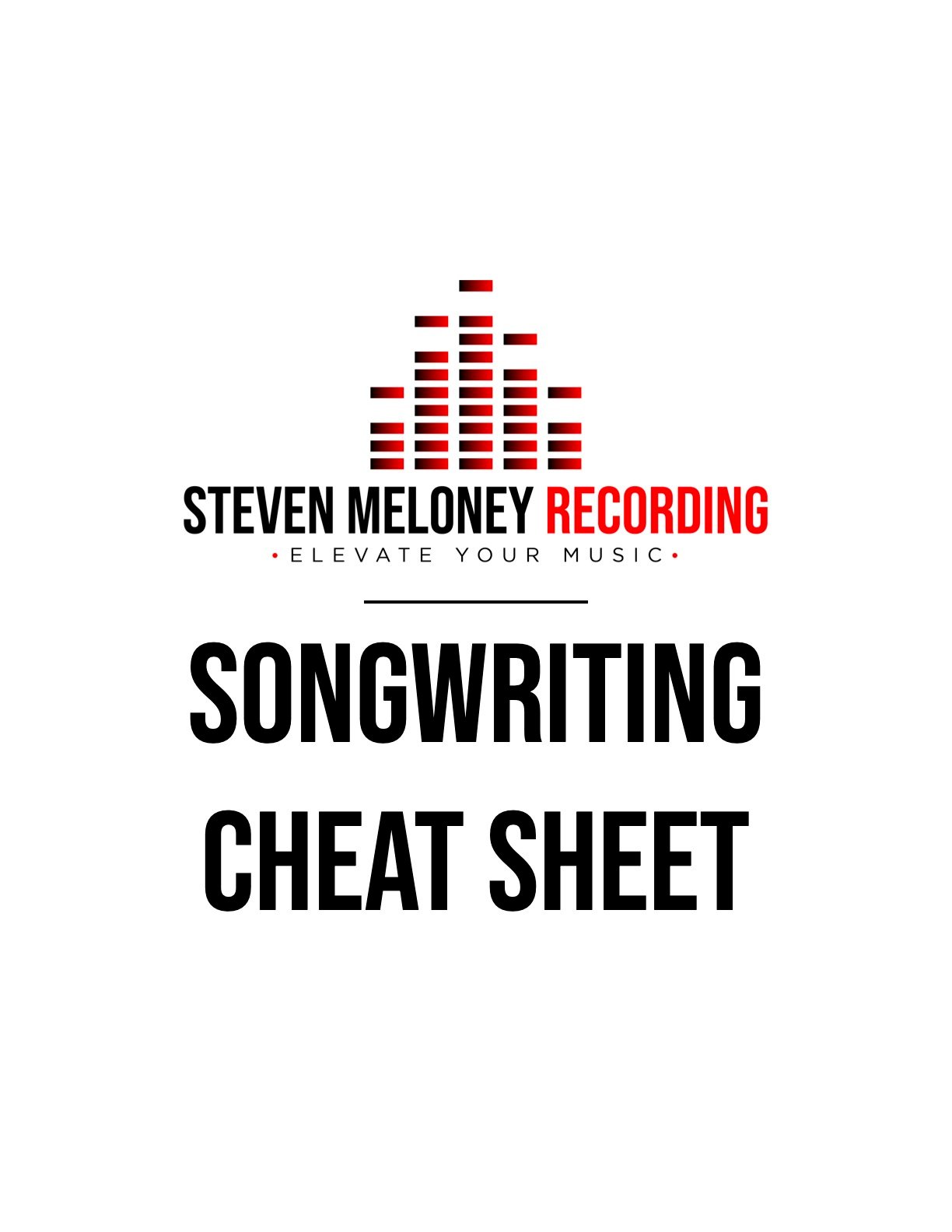 Songwriting Cheat Sheet Cover